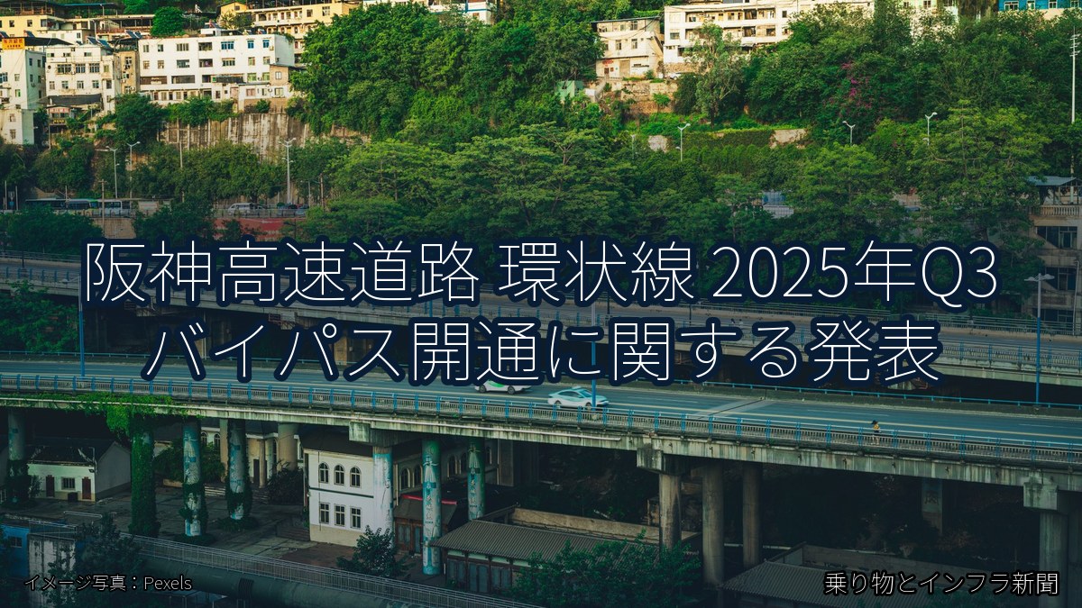 阪神高速道路 環状線 2025年Q3 バイパス開通に関する発表(乗り物とインフラ新聞)
