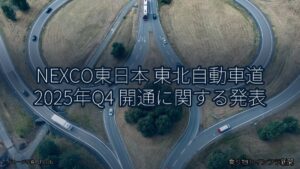 NEXCO東日本 東北自動車道 2025年Q4 開通に関する発表（乗り物とインフラ新聞）