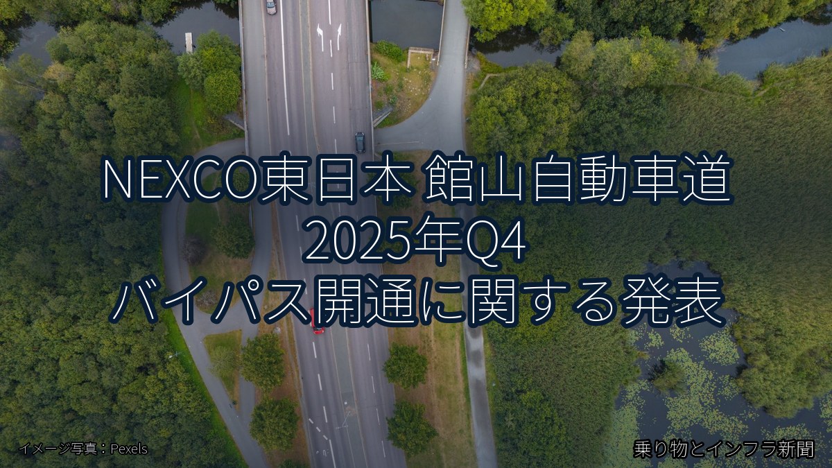 NEXCO東日本 館山自動車道 2025年Q4 バイパス開通に関する発表（乗り物とインフラ新聞）