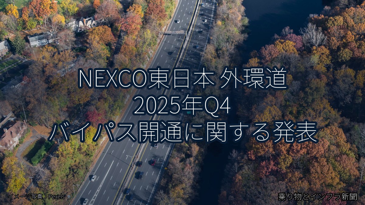 NEXCO東日本 外環道 2025年Q4 バイパス開通に関する発表（乗り物とインフラ新聞）