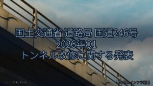 国土交通省 道路局 国道246号 2026年Q1 トンネル改修に関する発表（乗り物とインフラ新聞）