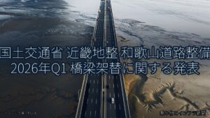 国土交通省 近畿地整 和歌山道路整備 2026年Q1 橋梁架替に関する発表（乗り物とインフラ新聞）
