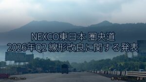 NEXCO東日本 圏央道 2026年Q2 線形改良に関する発表（乗り物とインフラ新聞）