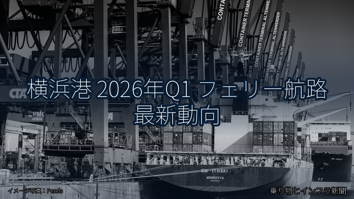 横浜港 2026年Q1 フェリー航路 最新動向(乗り物とインフラ新聞)
