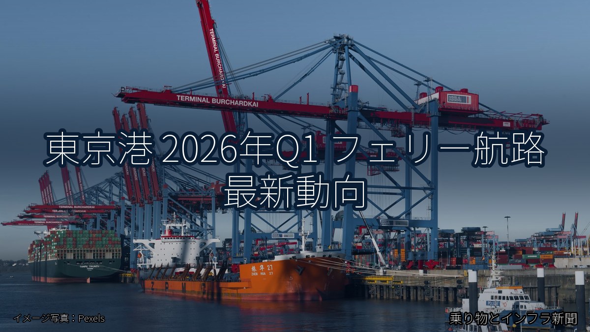 東京港 2026年Q1 フェリー航路 最新動向（乗り物とインフラ新聞）