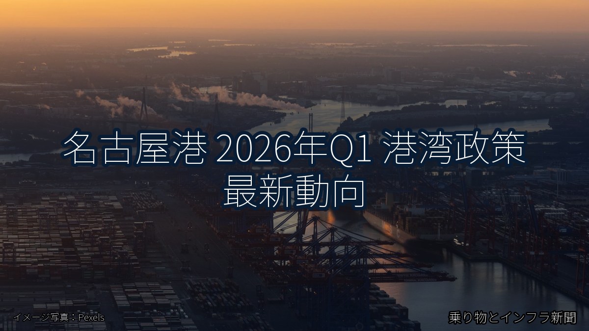 名古屋港 2026年Q1 港湾政策 最新動向（乗り物とインフラ新聞）