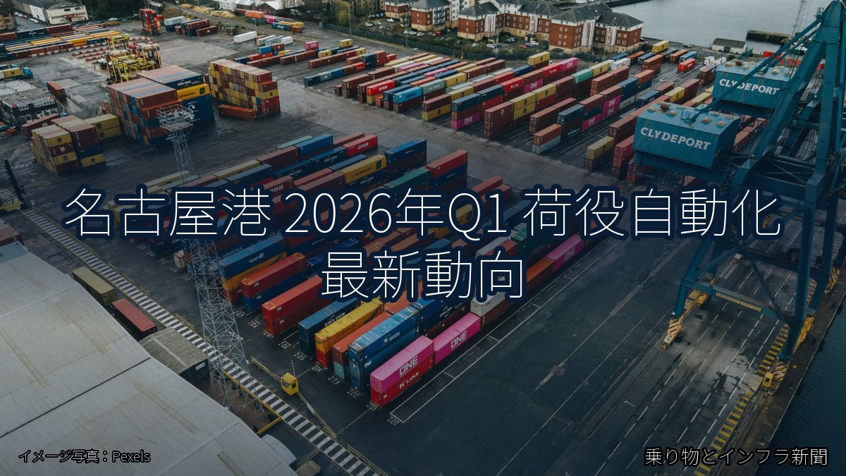 名古屋港 2026年Q1 荷役自動化 最新動向（乗り物とインフラ新聞）