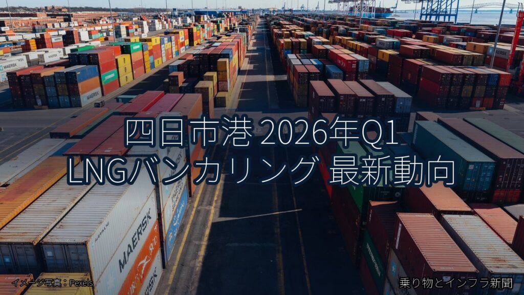 四日市港 2026年Q1 LNGバンカリング 最新動向（乗り物とインフラ新聞）