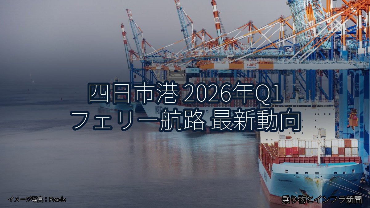 四日市港 2026年Q1 フェリー航路 最新動向（乗り物とインフラ新聞）