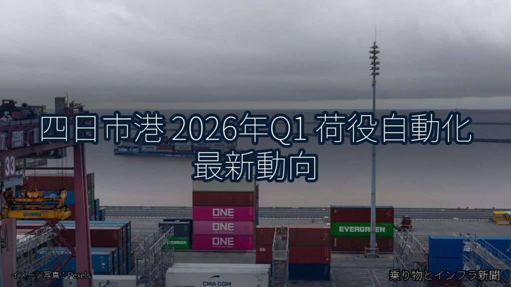 四日市港 2026年Q1 荷役自動化 最新動向（乗り物とインフラ新聞）
