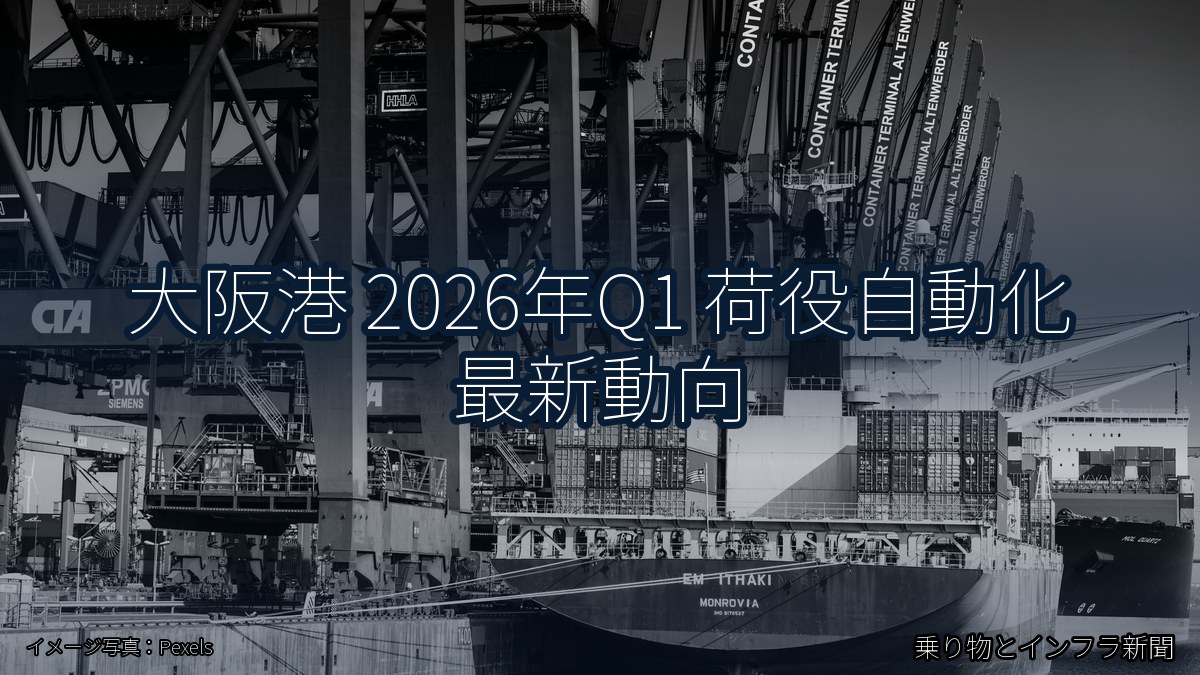 大阪港 2026年Q1 荷役自動化 最新動向（乗り物とインフラ新聞）
