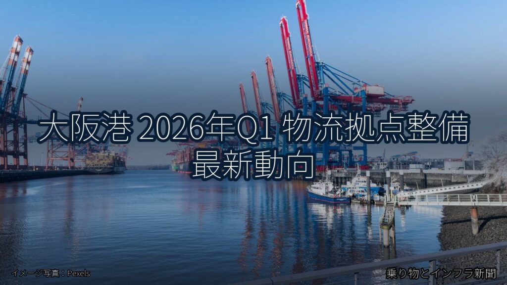 大阪港 2026年Q1 物流拠点整備 最新動向（乗り物とインフラ新聞）