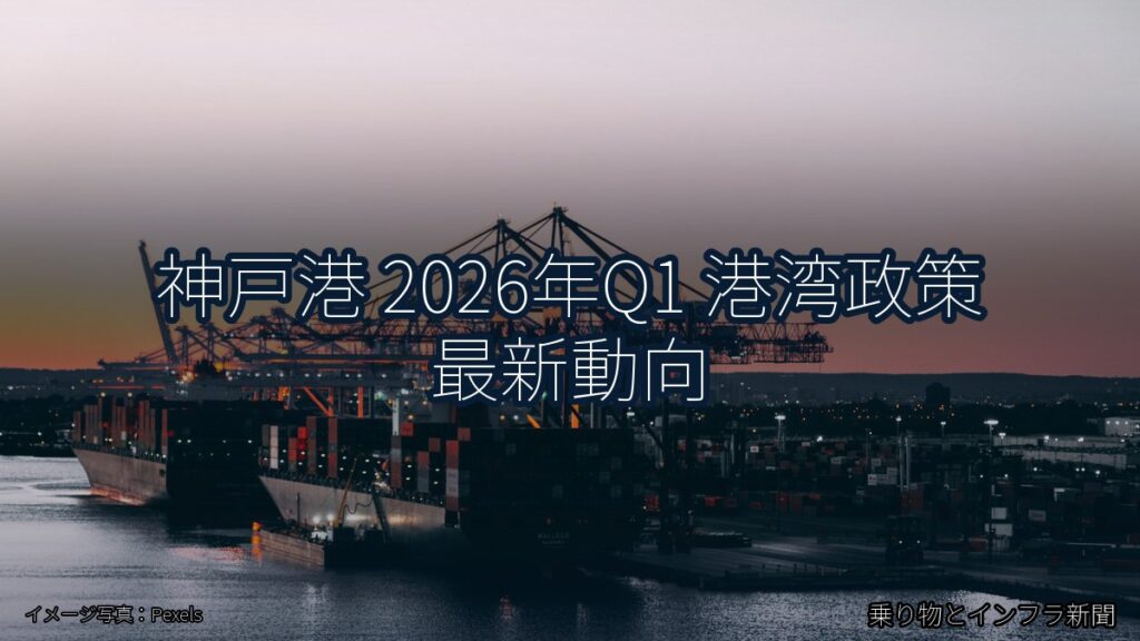 神戸港 2026年Q1 港湾政策 最新動向（乗り物とインフラ新聞）