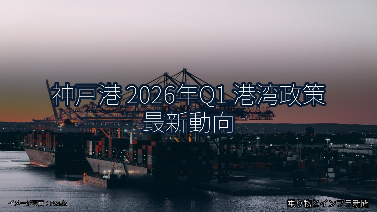 神戸港 2026年Q1 港湾政策 最新動向（乗り物とインフラ新聞）