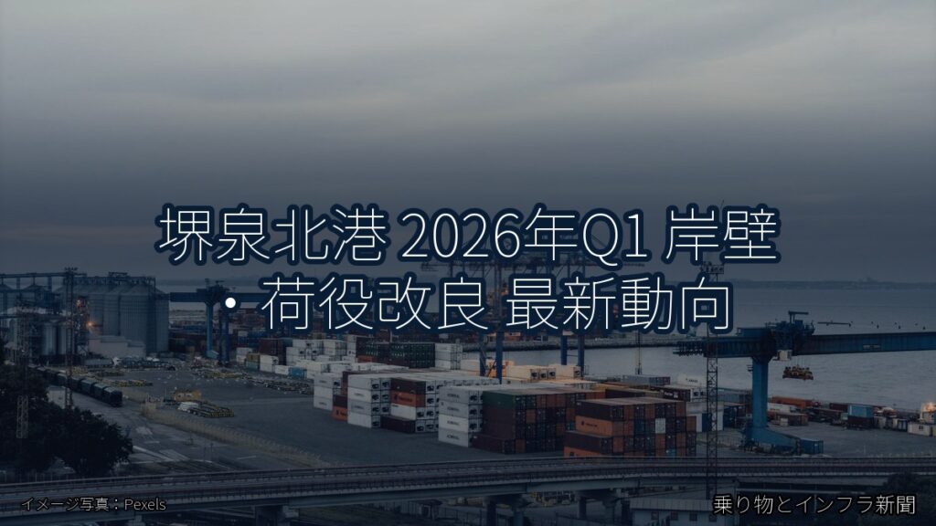 堺泉北港 2026年Q1 岸壁・荷役改良 最新動向（乗り物とインフラ新聞）