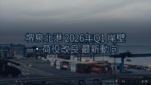 堺泉北港 2026年Q1 岸壁・荷役改良 最新動向（乗り物とインフラ新聞）