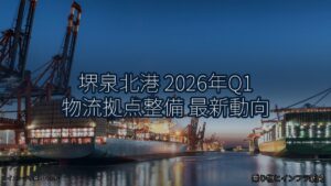 堺泉北港 2026年Q1 物流拠点整備 最新動向（乗り物とインフラ新聞）