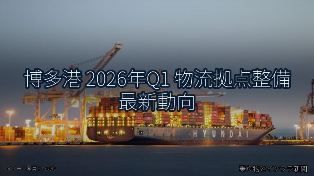 博多港 2026年Q1 物流拠点整備 最新動向（乗り物とインフラ新聞）