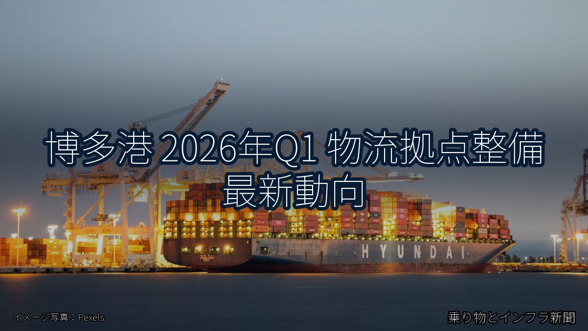 博多港 2026年Q1 物流拠点整備 最新動向（乗り物とインフラ新聞）