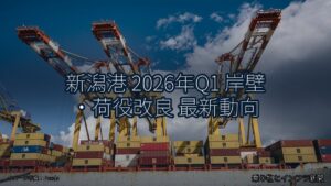 新潟港 2026年Q1 岸壁・荷役改良 最新動向（乗り物とインフラ新聞）