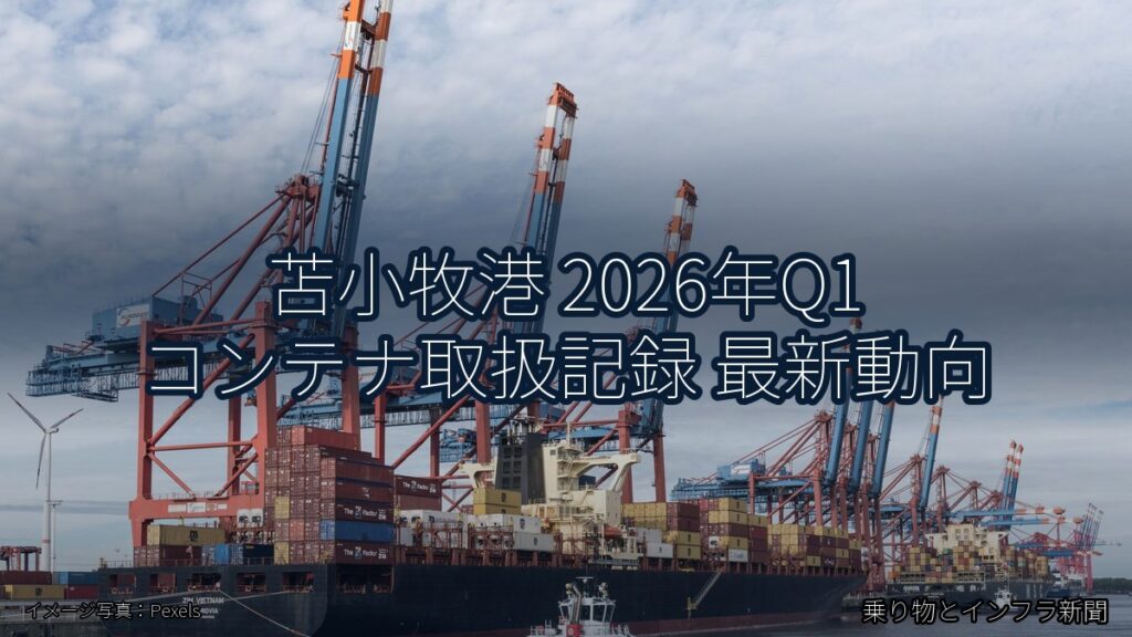 苫小牧港 2026年Q1 コンテナ取扱記録 最新動向（乗り物とインフラ新聞）