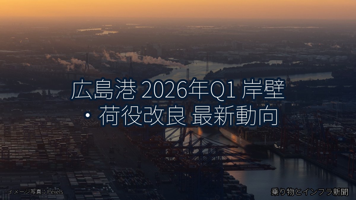 広島港 2026年Q1 岸壁・荷役改良 最新動向（乗り物とインフラ新聞）