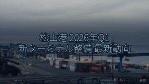 松山港 2026年Q1 新ターミナル整備 最新動向（乗り物とインフラ新聞）