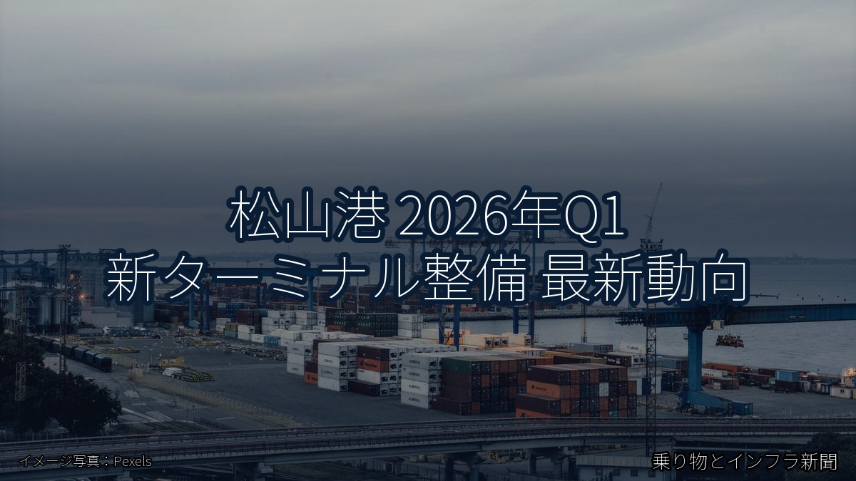 松山港 2026年Q1 新ターミナル整備 最新動向(乗り物とインフラ新聞)